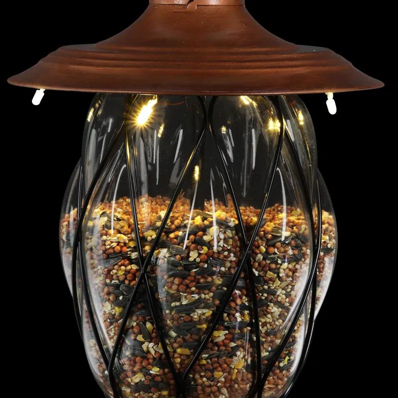 Exhart Exhart Solar Bird Feeder, 8.66 by 14.96 Inches