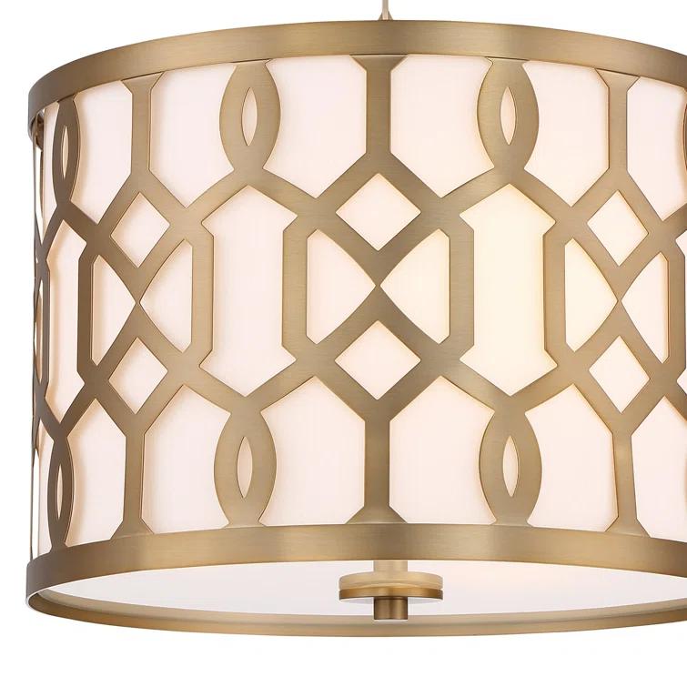 Crystorama Lighting Jennings 5 - Light Pendant in  Aged Brass