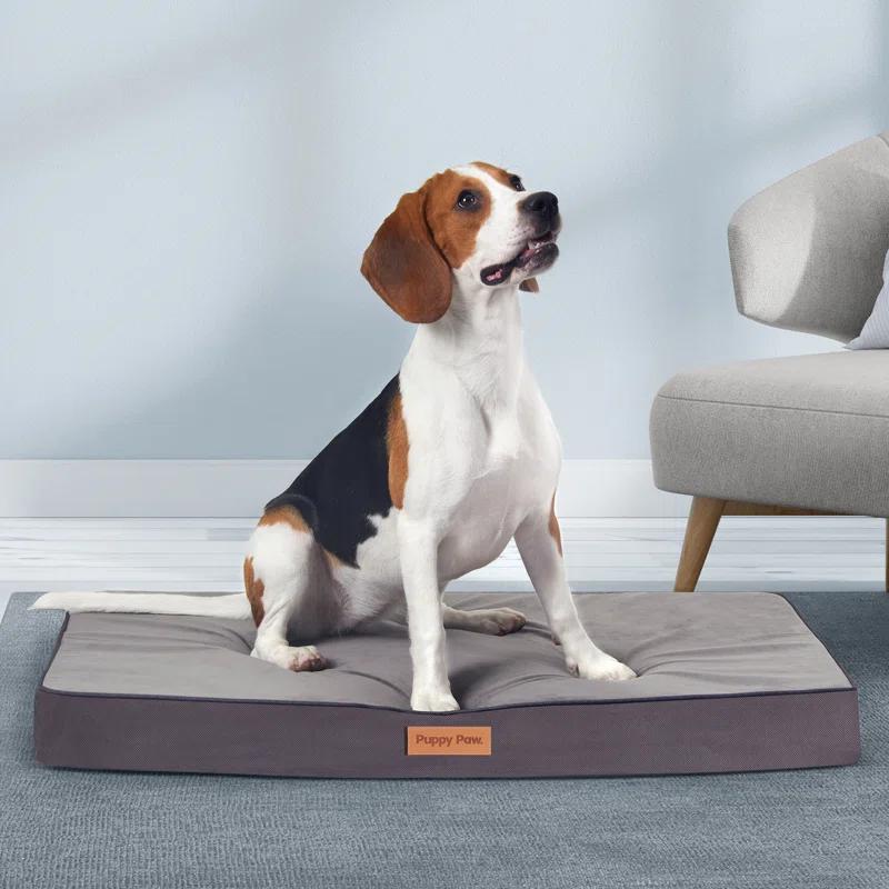 Puppy Paw Orthopedic Polyester Pet Bed