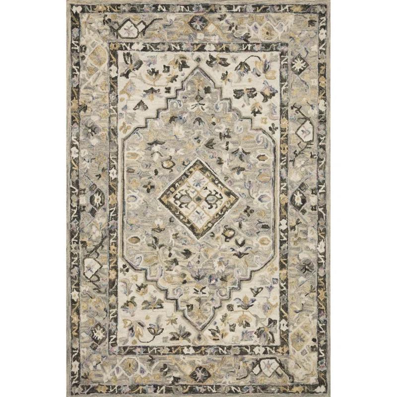 Loloi Rugs Beatty Grey / Ivory - 7''-9" X 9''-9"