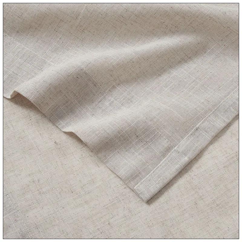 Madison Park Kyler Natural Linen Blend Light Filtering Curtain Panel Pair 52x84" (Set of 2)