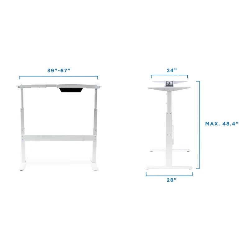 Mount-it Mount-It! Electric Standing Desk Frame, Motorized Sit Stand Desk Base with Programmable and Memory