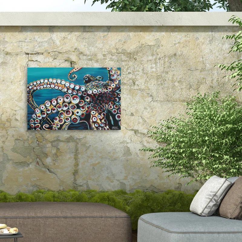 Trademark Fine Art Modern & Contemporary Wild Octopus I | Wayfair
