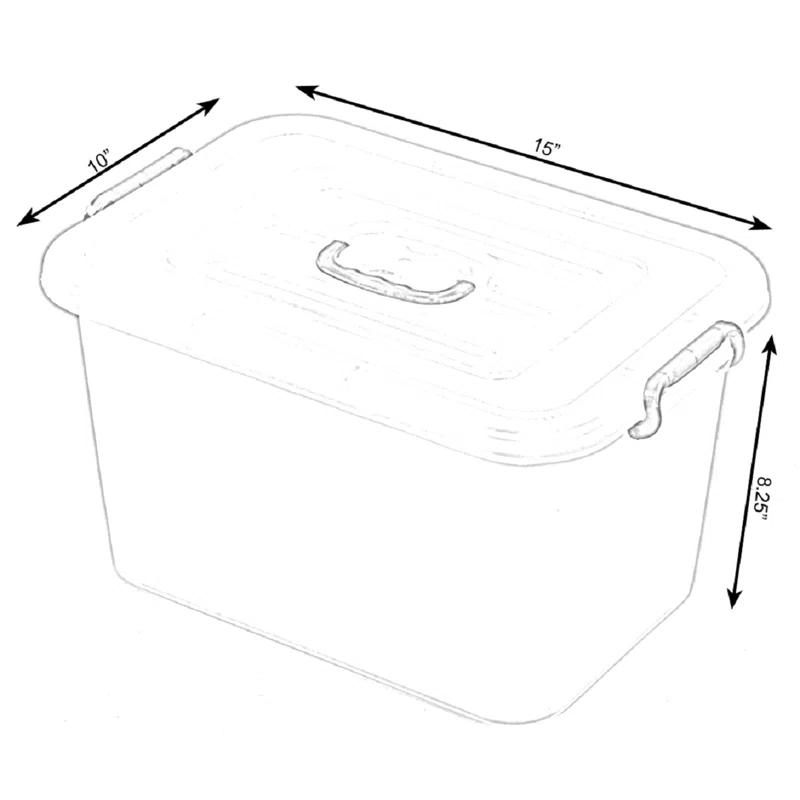 Rebrilliant Storage Container Plastic Box & Reviews | Wayfair