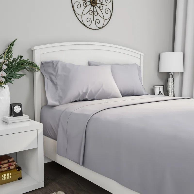 Series 1200 Brushed Microfiber Sheet Set - Wrinkle, Stain & Fade Resistant Bed Linens & Pillowcases