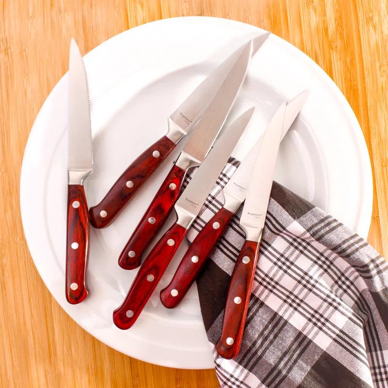 BergHOFF BergHOFF Pakka Stainless Steel Steak Knife Set (Set of 12)