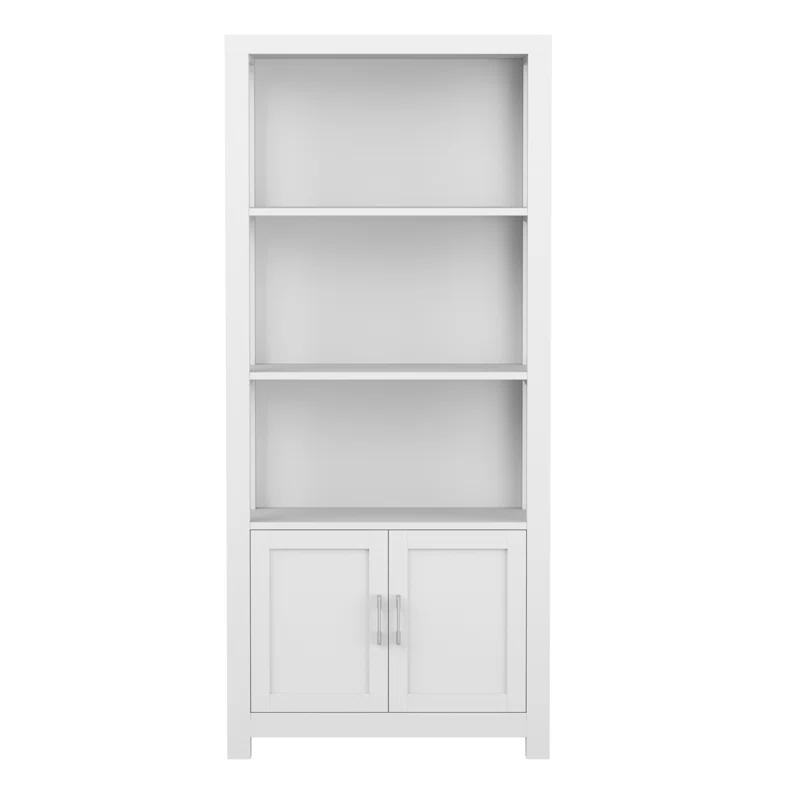 Martha Stewart Teague Martha Stewart 68" Shaker Bookcase with Storage Cabinet