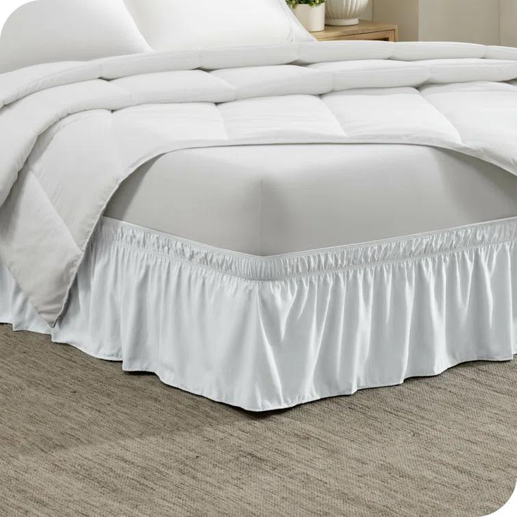 Bare Home Ruffled Wrap Around Bed Skirt