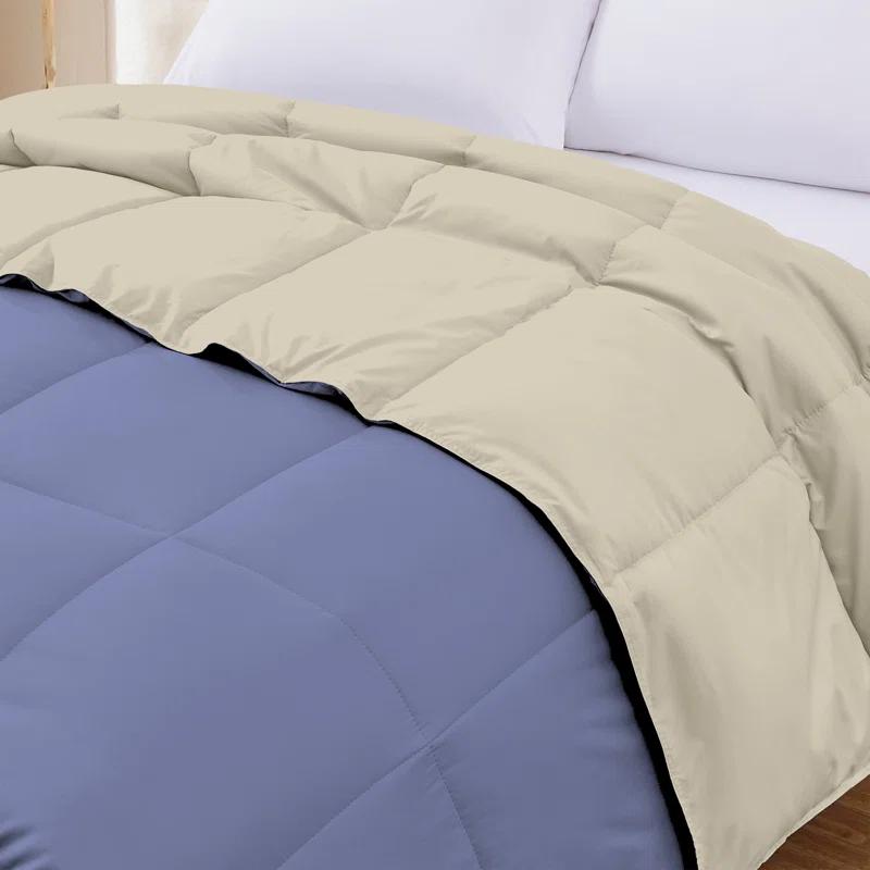 Modern Threads Modern Threads Sanctuary by PCT Down Alternative Microfiber Quilted Reversible Comforter & Duvet Insert - Soft, Comfortable Alternative to Goose Down - Bedding for All Seasons