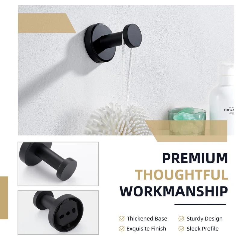 AngleSimple AE083 Stainless Steel Wall Mounted Robe Hook