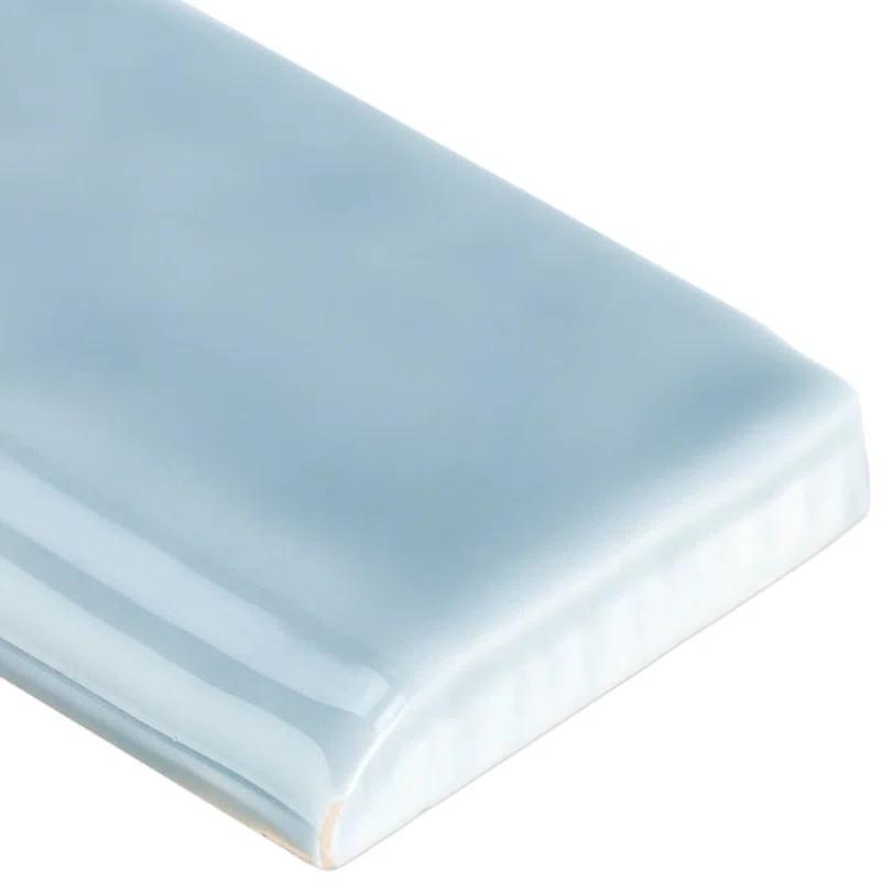 Bond Tile Brookline 10" x 2" Ceramic Bullnose Wall Tile Trim