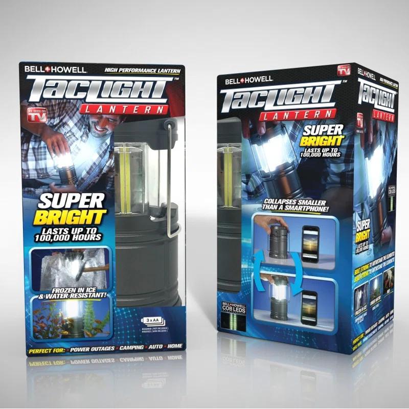 Bell + Howell 8'' Battery Powered Integrated LED Outdoor Lantern