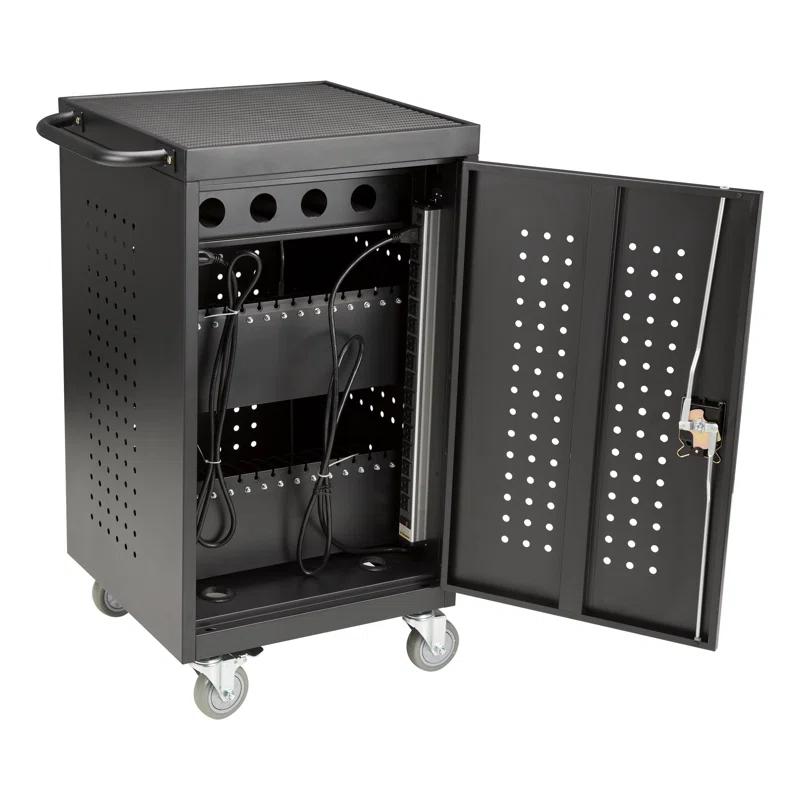 Learniture 30-Device Lockable Mobile Charging Station for Laptops and Tablets
