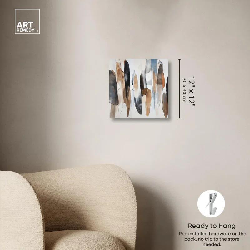 Art Remedy Espresso Martini II Canvas Neutral Abstracts by Art Remedy