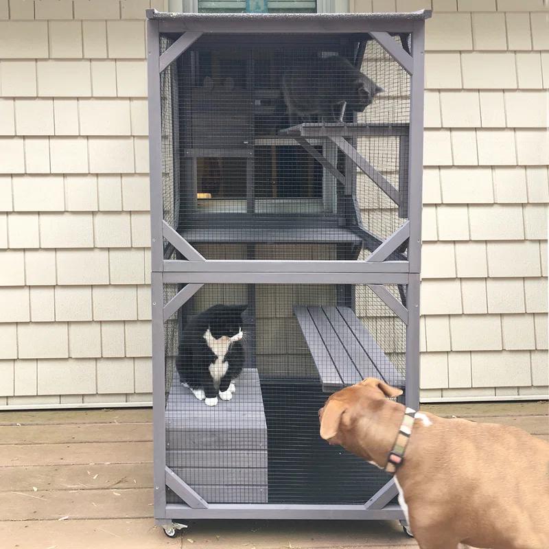 Aivituvin Portable Cat Playpen