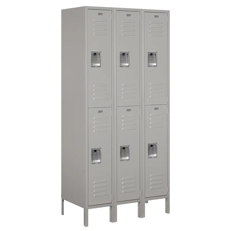 Salsbury Industries Metal 2 - Tier 36'' with Padlock