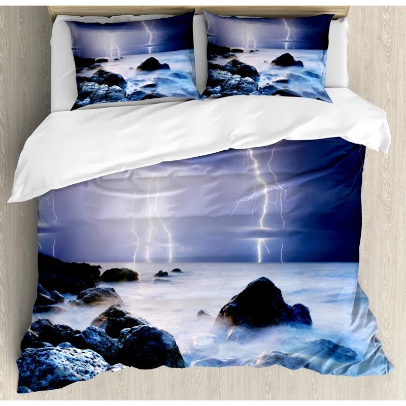 Ambesonne Coastal Duvet Cover Set