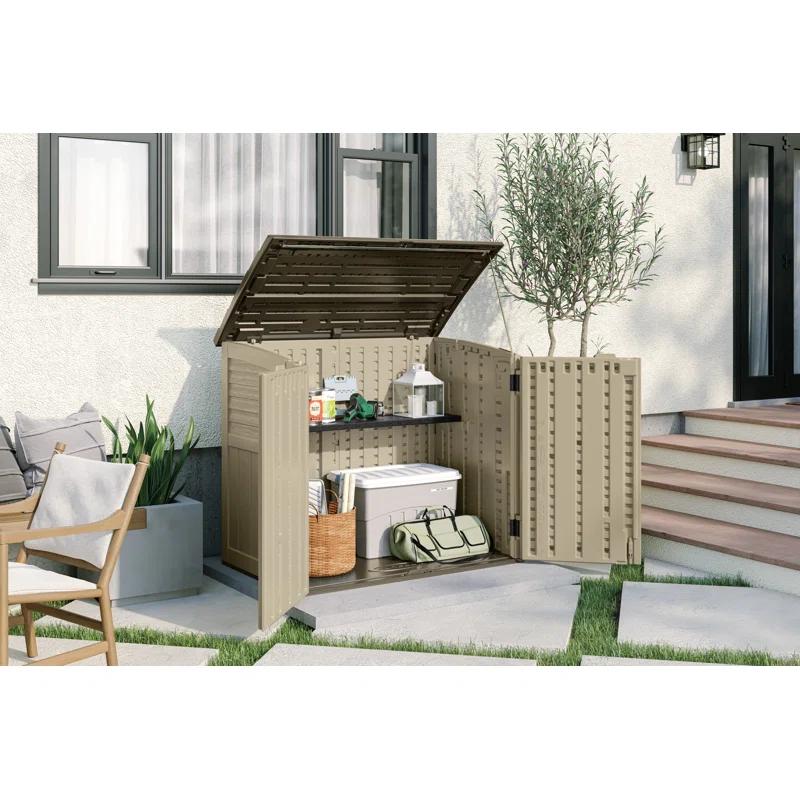 Suncast Suncast Horizontal Shed 50 in. W. x 10.25 in. D Shelf Kit in Black