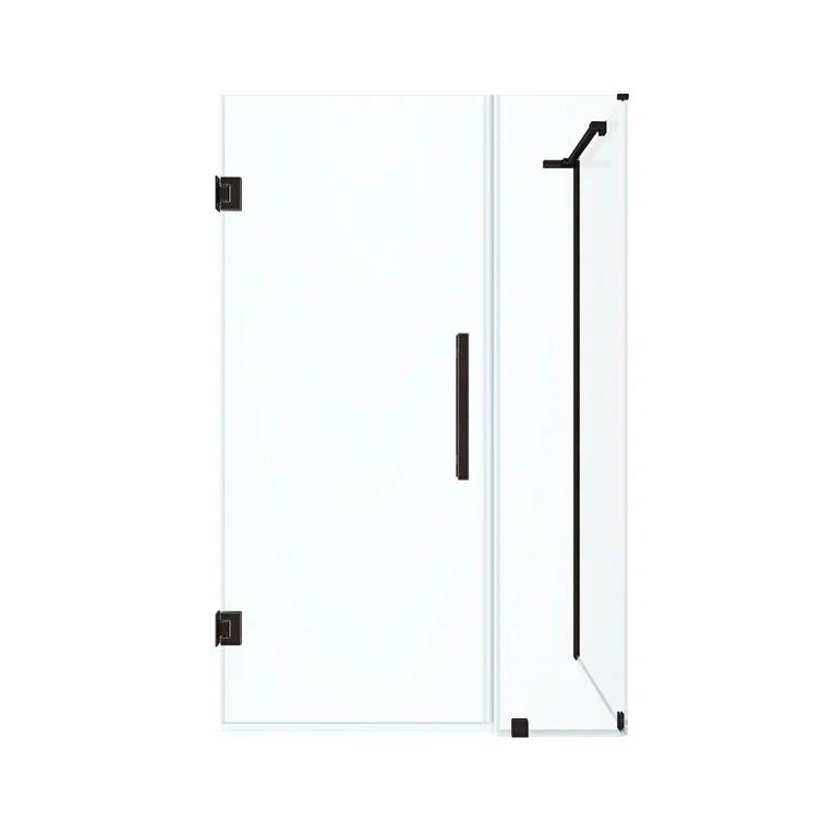 Ove Decors Endless Tampa-Pro 35" W x 72" H Corner Frameless Shower Kit, Door, Panel TP0142300
