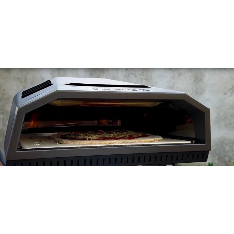 Flame King Flame King TANUR 12-inch Portable Outdoor Propane Pizza Oven for Camping and Outdoor Cooking