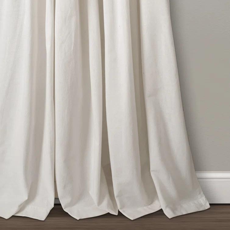 Lush Decor Beckham Semi Sheer Curtain Single Panel