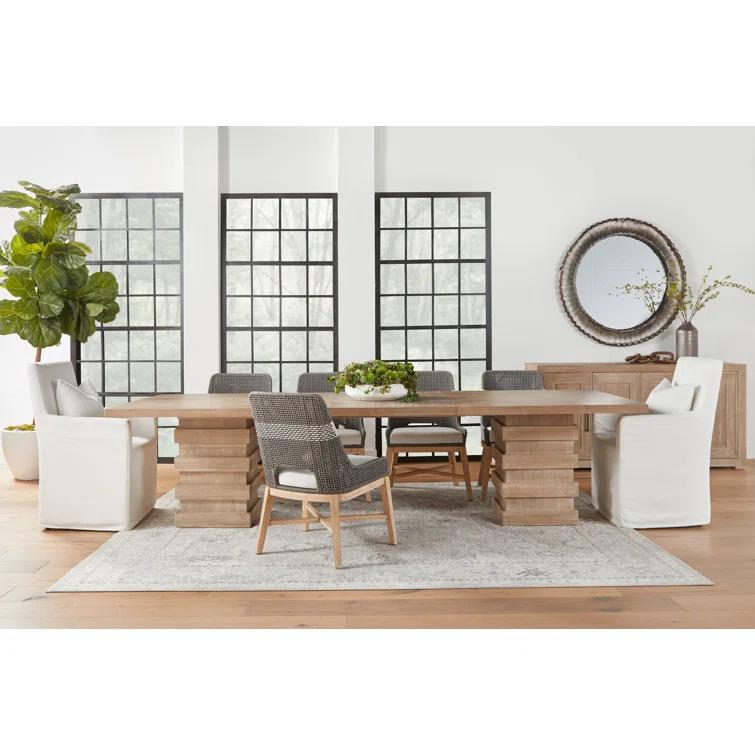 Kinnda Indoor / Outdoor Dining Chair (Set of 2) - Dark Gray