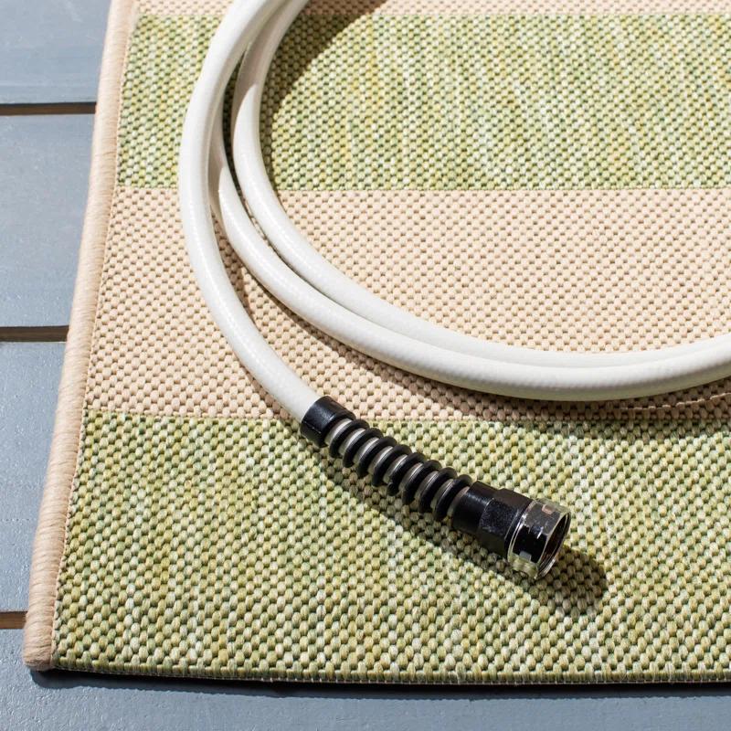 Highland Dunes Bridgeman Performance Striped Rug