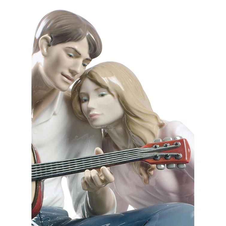 Lladro Our Song Couple Figurine