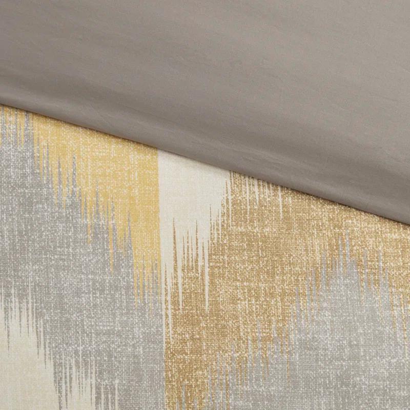 INK+IVY Alpine Printed Cotton Duvet Cover Set