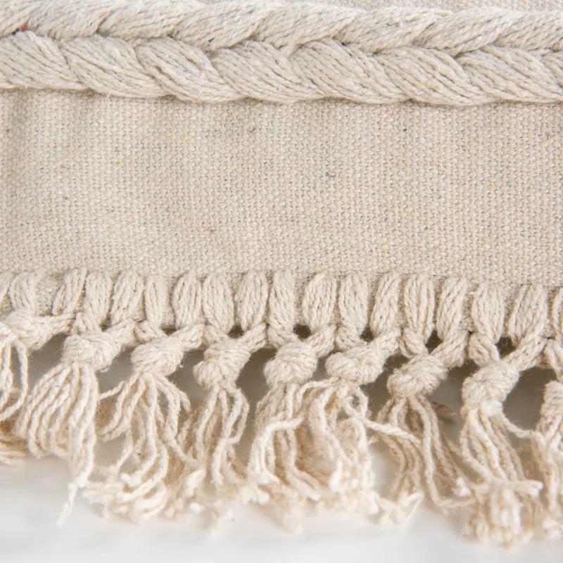 Rizzy Home Fringed Throw Pillow