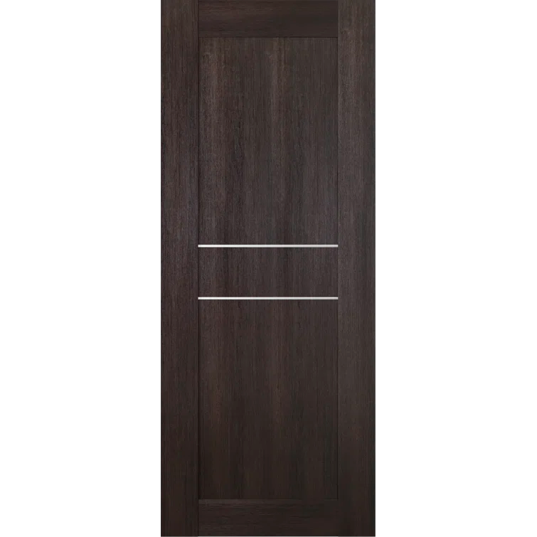 Belldinni 79.37'' Solid + Manufactured Wood Paneled Slab Door