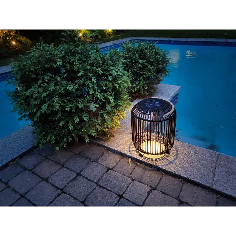 Bazz Solar Powered Integrated LED Outdoor Floor Lamp