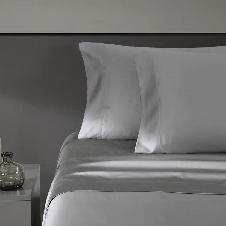 Vera Wang Vera Wang T800 Sateen Solid CVC Sheet Set