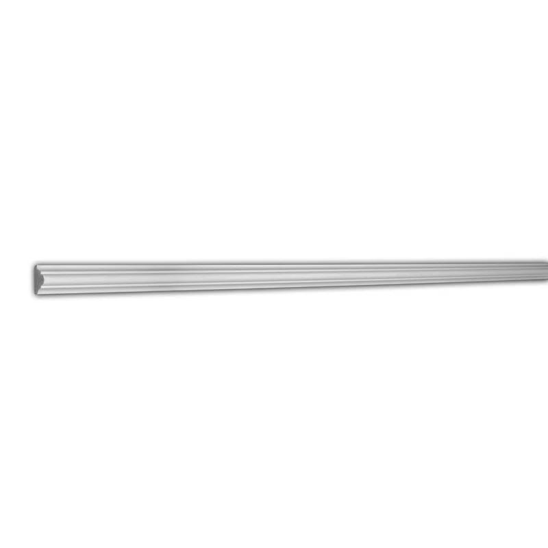 RPS-0167 0.875'' H x 96'' W x 0.375'' D Plastic Chair Rail (Set of 7)