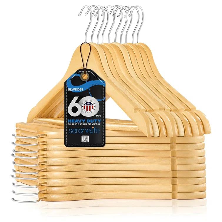 SereneLife Non-Slip Standard Hanger