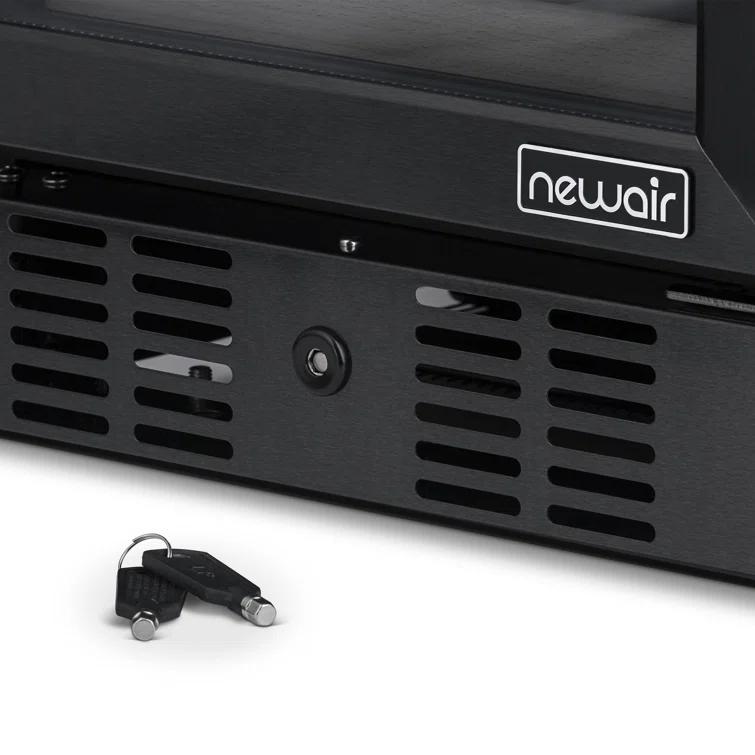 Newair 29 Bottle Stainless Steel Dual Zone Freestanding/Built-In Wine Refrigerator