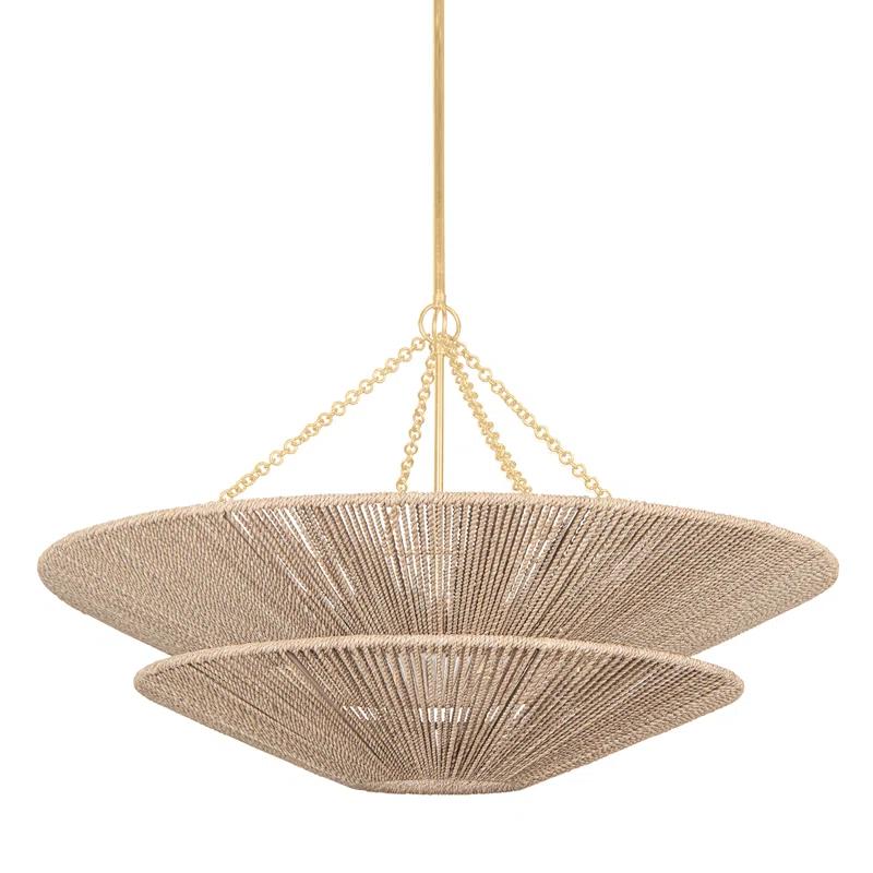 Anaya Chandelier - Natural / 40" Dia