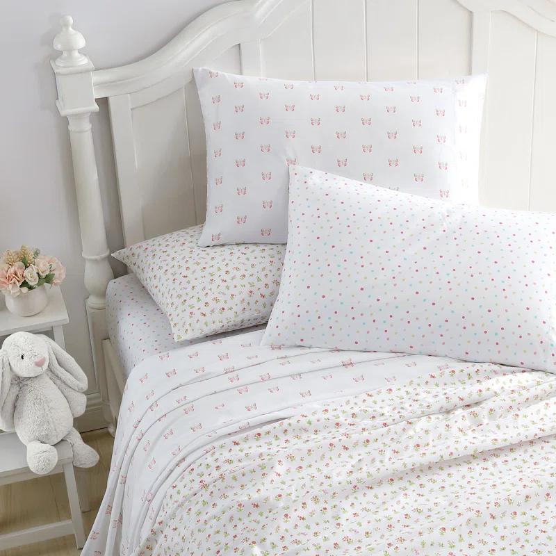 Laura Ashley Laura Ashley Kids Cozy Printed Sheet Sets