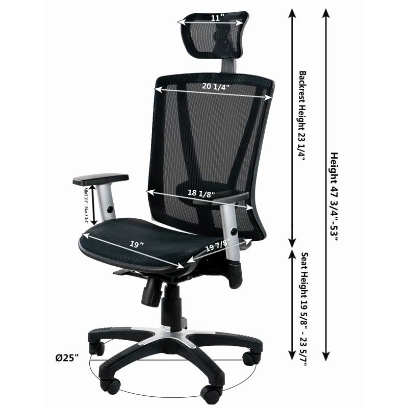 Symple Stuff Stoltenberg Conference Chair with Headrest