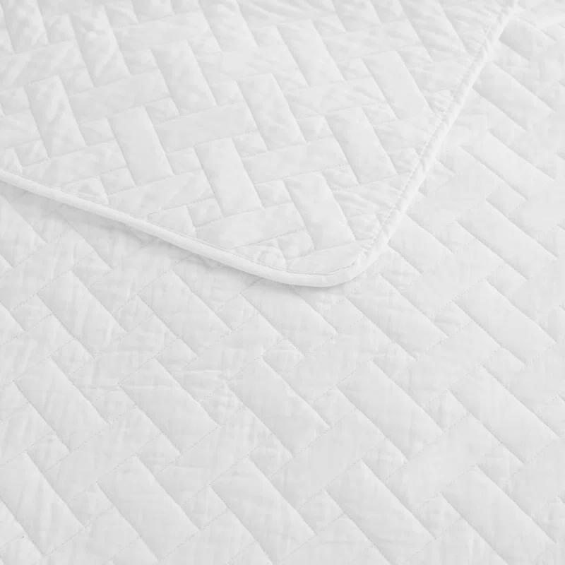 Tommy Bahama Home Tommy Bahama Raffia Solid Cotton Reversible Quilt Set