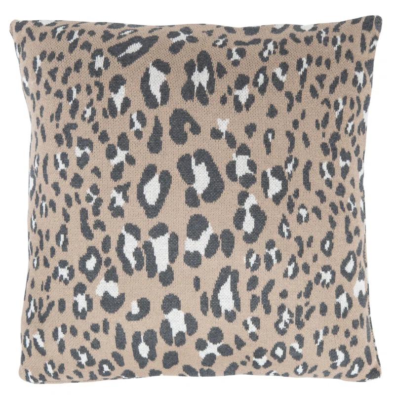 Safavieh Animal Print Cotton Reversible Throw Pillow