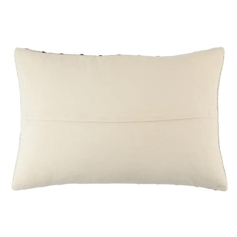 Saro Coralee Collection Striped Cotton Throw Pillow