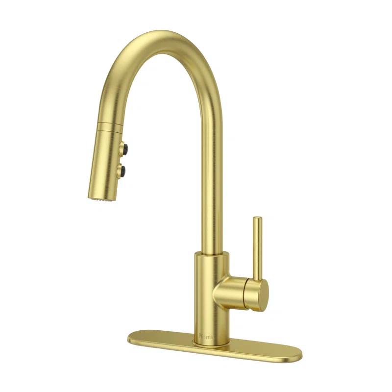 Pfister LG529SABG Stellen Pull Down Single Handle Kitchen Faucet
