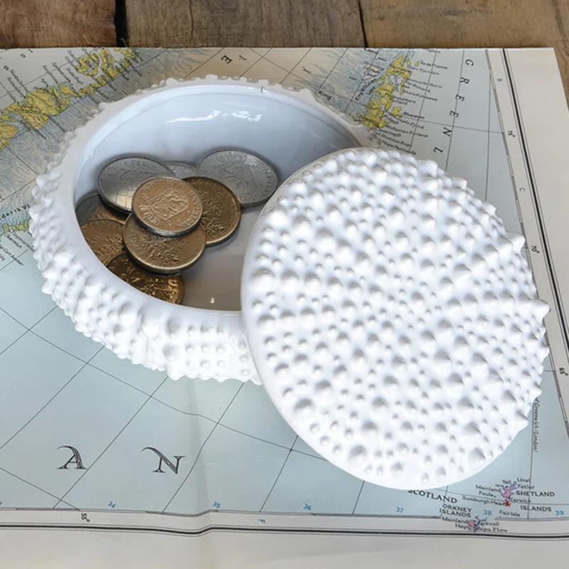 Highland Dunes Overbeck Ceramic Sea Urchin Box +
