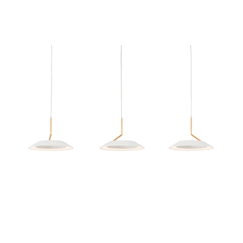 Koncept Technologies Inc Royyo 3 - Light LED Kitchen Island Pendant