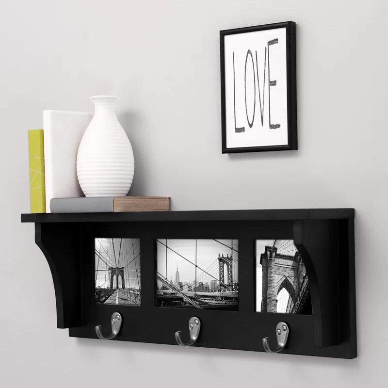 Winston Porter Lemire Wall 3 - Hook Wall Mounted Coat Rack