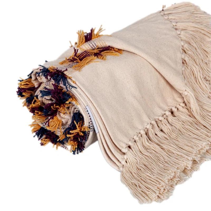 Parkland Collection Best Handloomed Multi Cotton Slub Throw (50” x 60”) from Parkland Collection | Wayfair