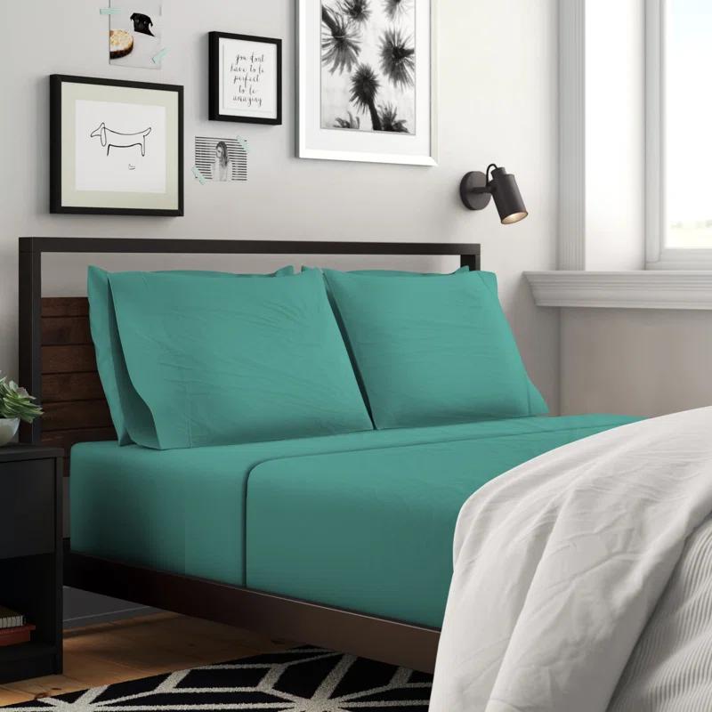 Superior Brushed Microfiber Breathable Wrinkle Resistant Sateen Sheet Set