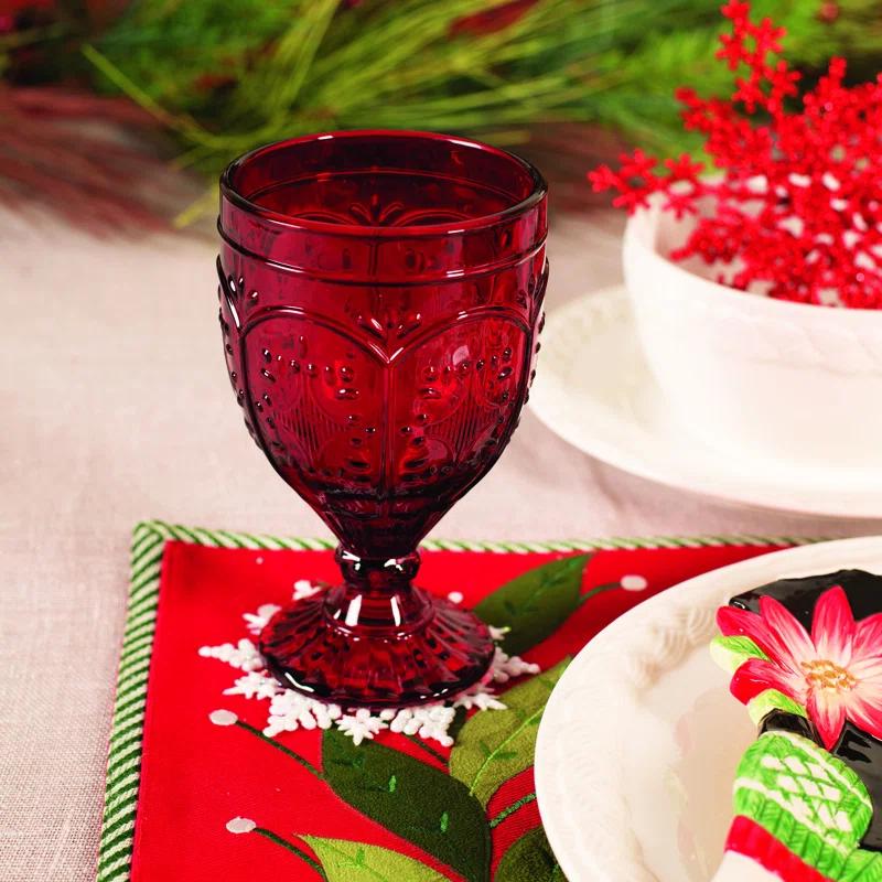 Fitz and Floyd Fitz and Floyd Trestle 12 oz. Water Goblet (Set of 4)