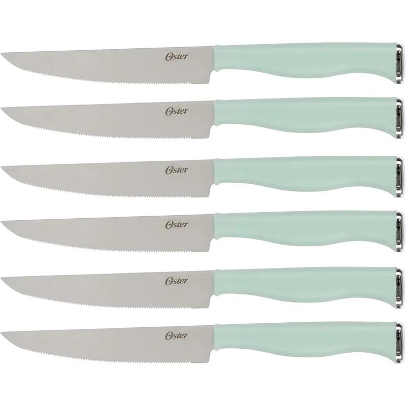 15 Piece Mint Stainless Steel Cutlery Set with Block